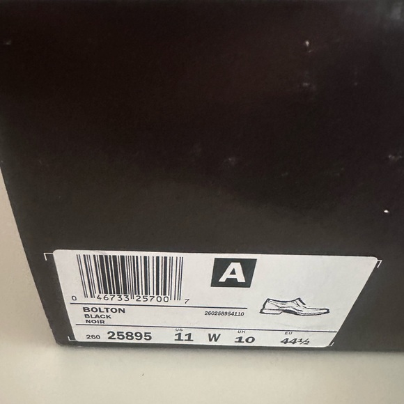 Bostonian Bolton Men's Black Leather Slip-On Shoes - Picture 9 of 9